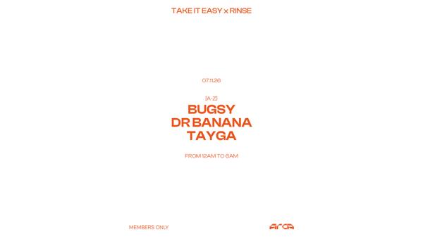 Take It Easy x Rinse with Dr Banana