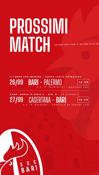 Casertana - Bari (Campionato Under 16)