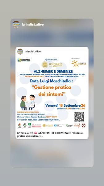 Alzheimer e Demenze: Gestione pratica dei sintomi