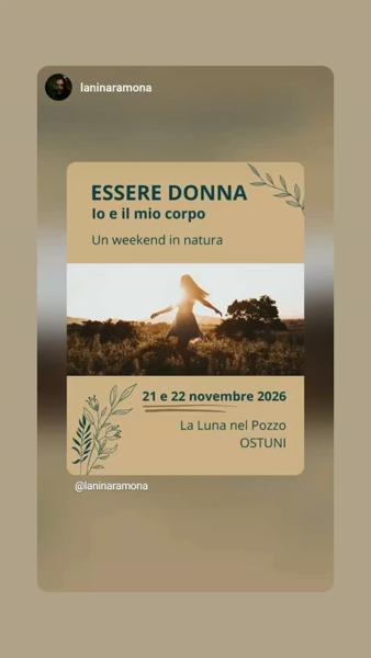 Essere Donna: lo e il mio corpo