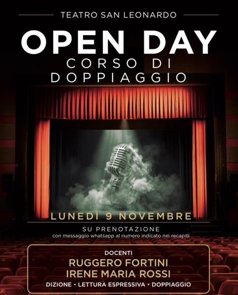 Open Day Corso di Doppiaggio