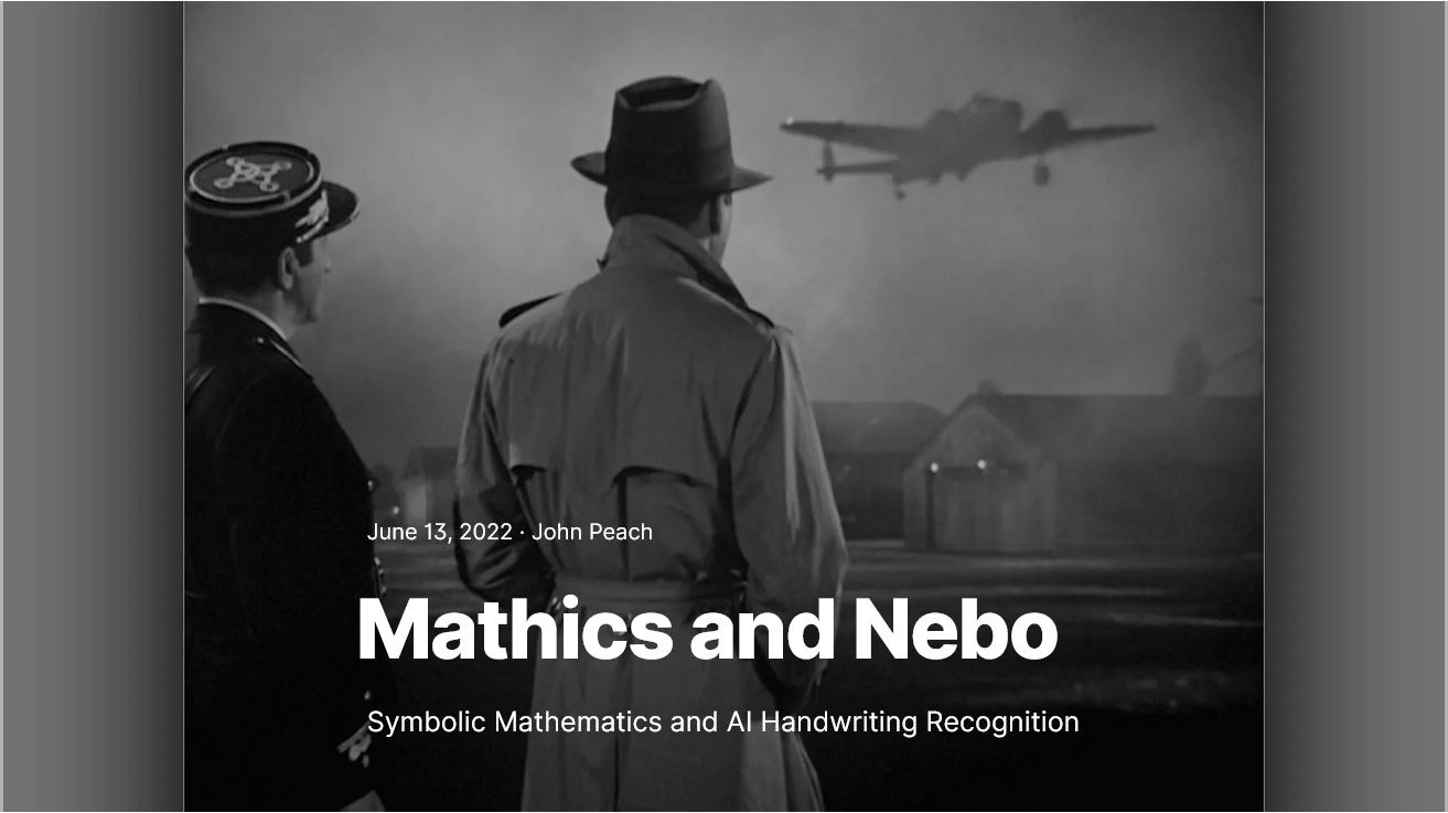 Mathics and Nebo