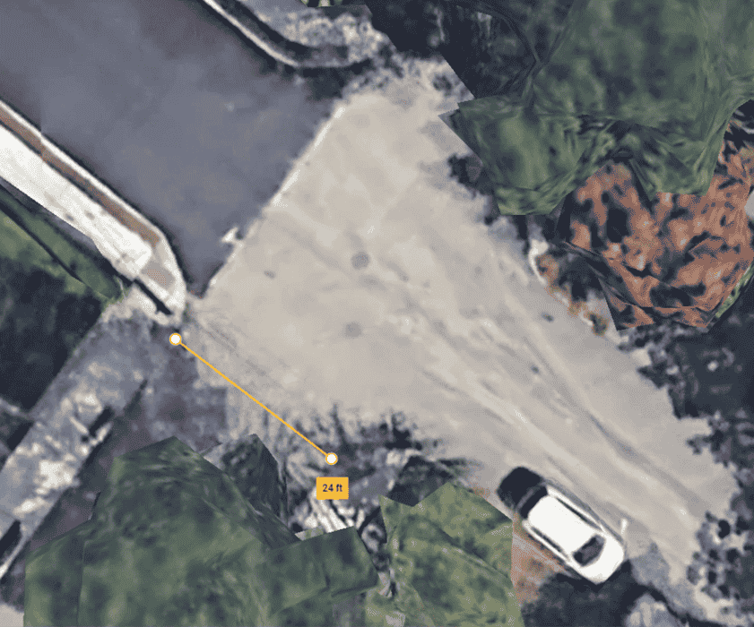 Google Earth view of Sunset and Blossom intersection