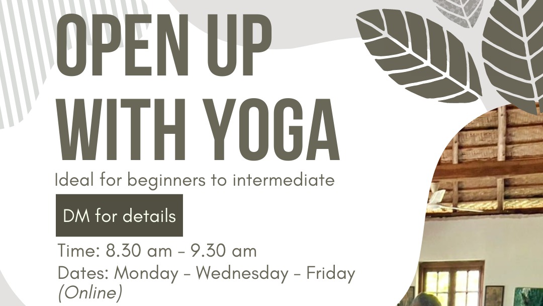 Open up with Yoga