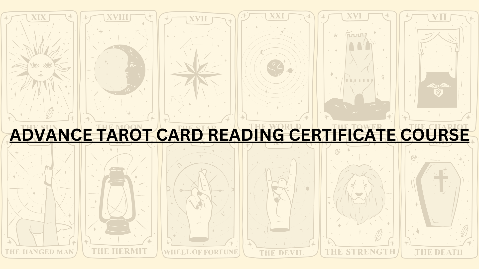Advance Tarot Card Reading Certificate Course