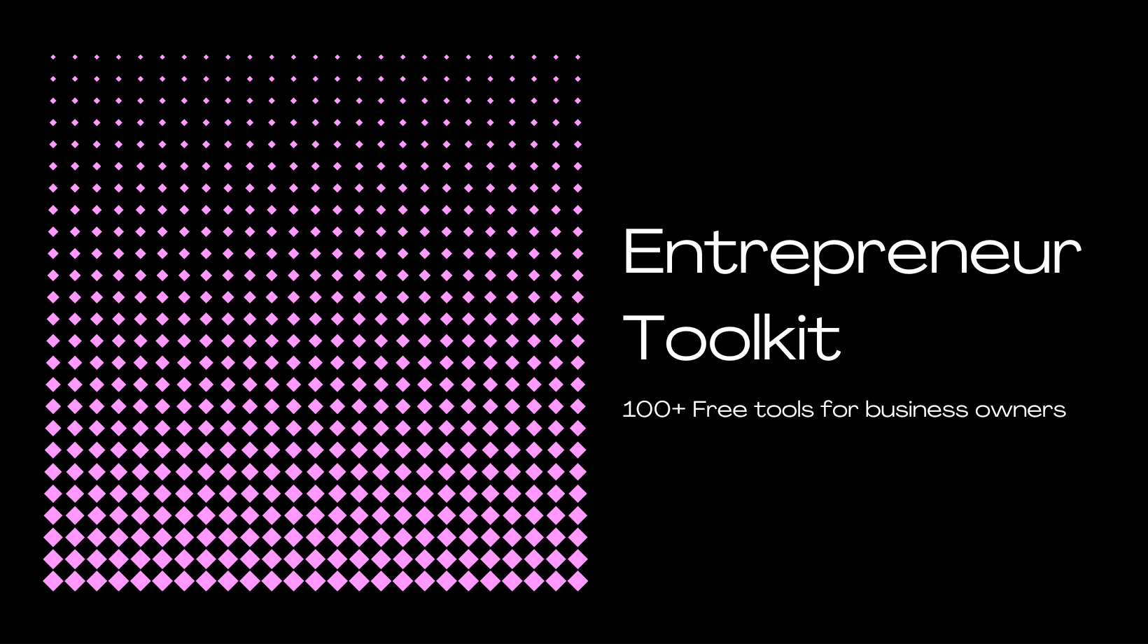 The Entrepreneur Toolkit