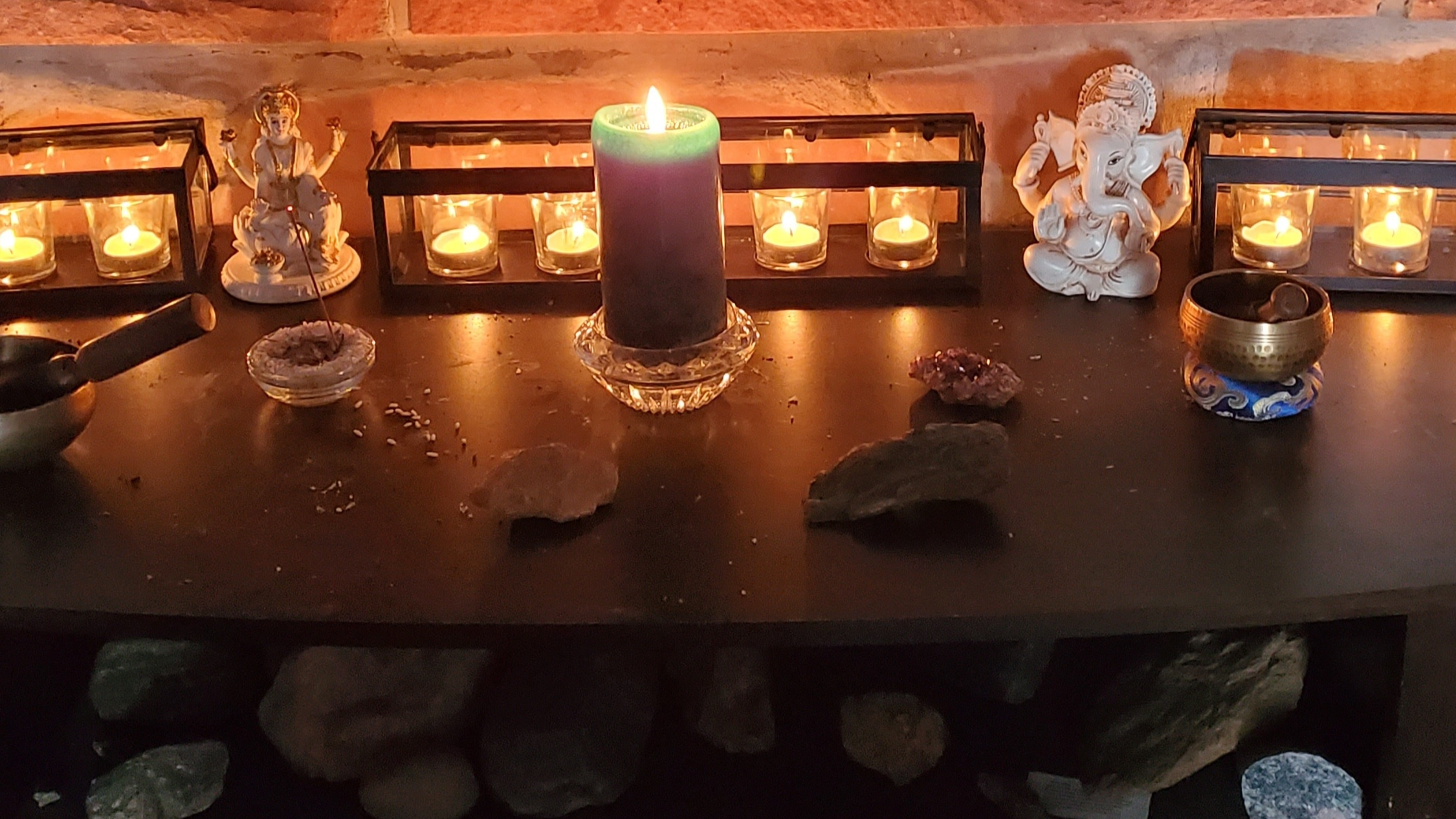 28 Reiki Candle Infused and Lit