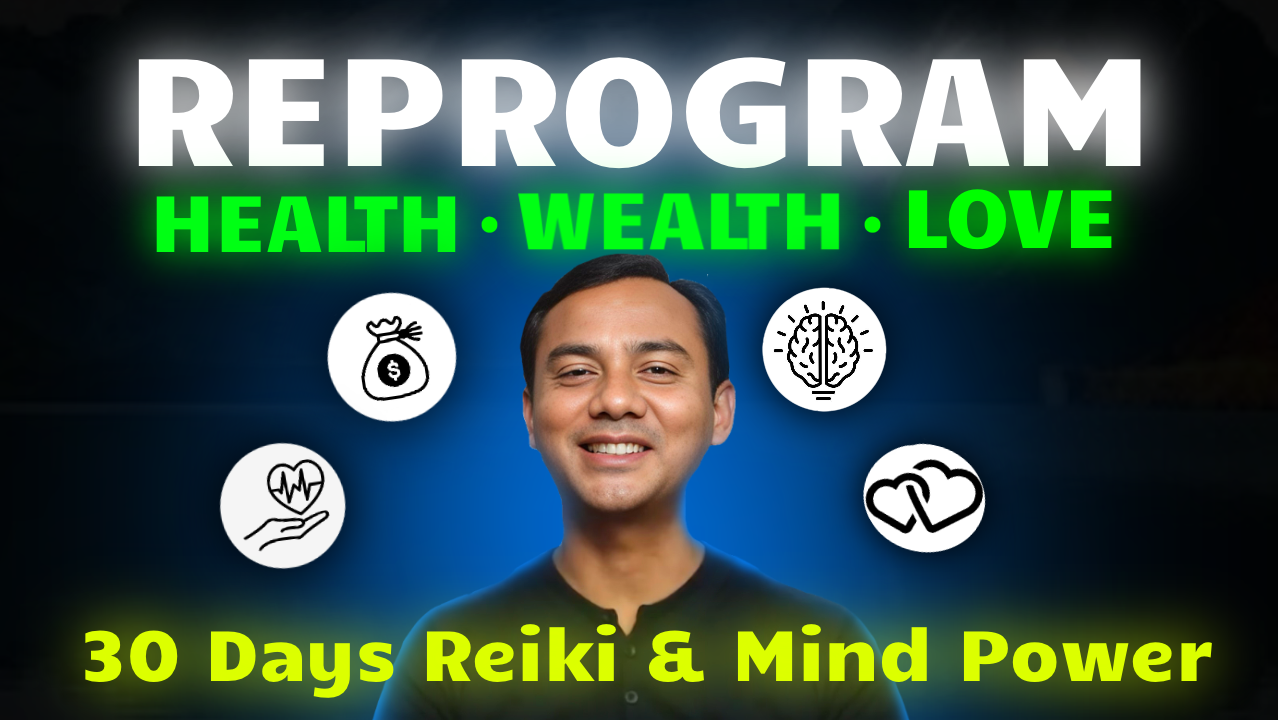 Advance Booking Amount 30 day Reiki and Mind Power Course 