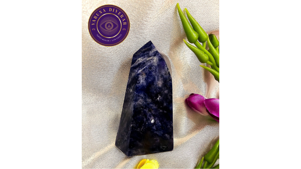 Blue Lapis Lazuli Freeform Crystal Healing Stone For Good Luck &, growth & Self Awarness