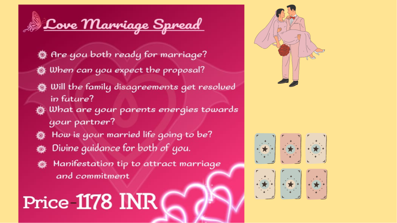 Love Marriage Spread Voice Note Tarot Reading 
