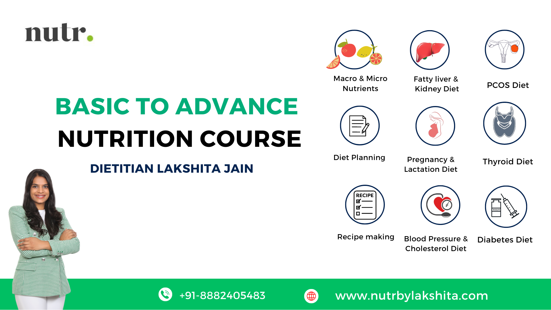 Basic to Advance Nutrition By Dietitian Lakshita Jain