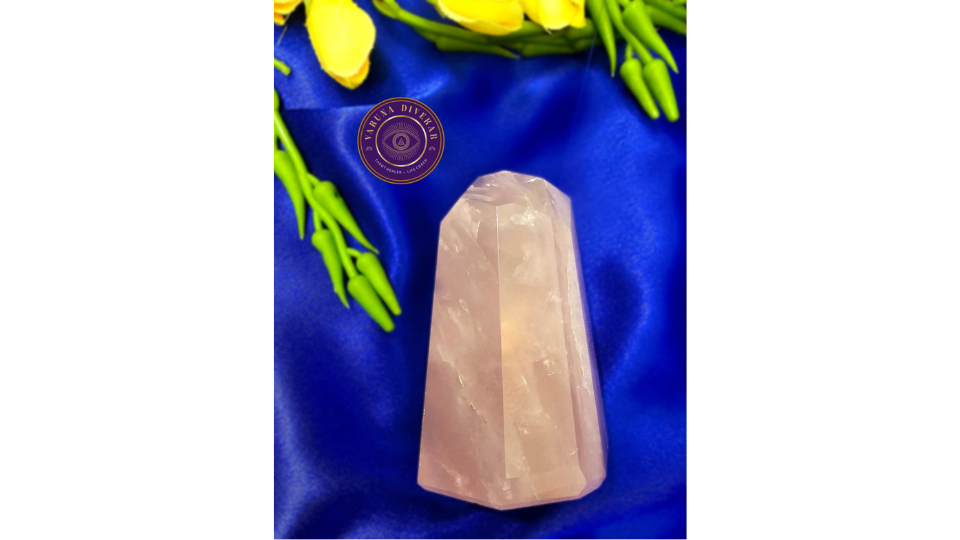 Rose Quartz Freeform Crystal Healing Stone  For Love & Harmony