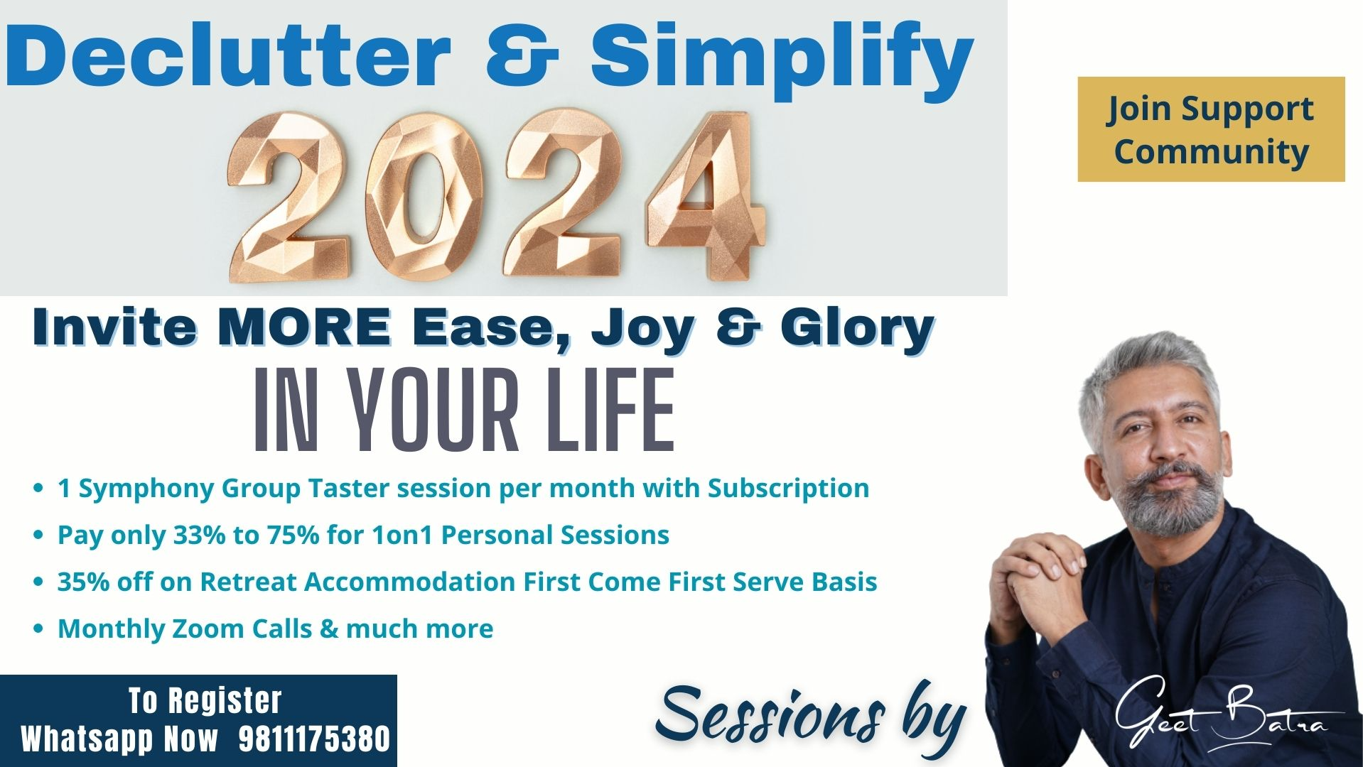 Creating 2024 with Consciousness to Declutter & Simplify