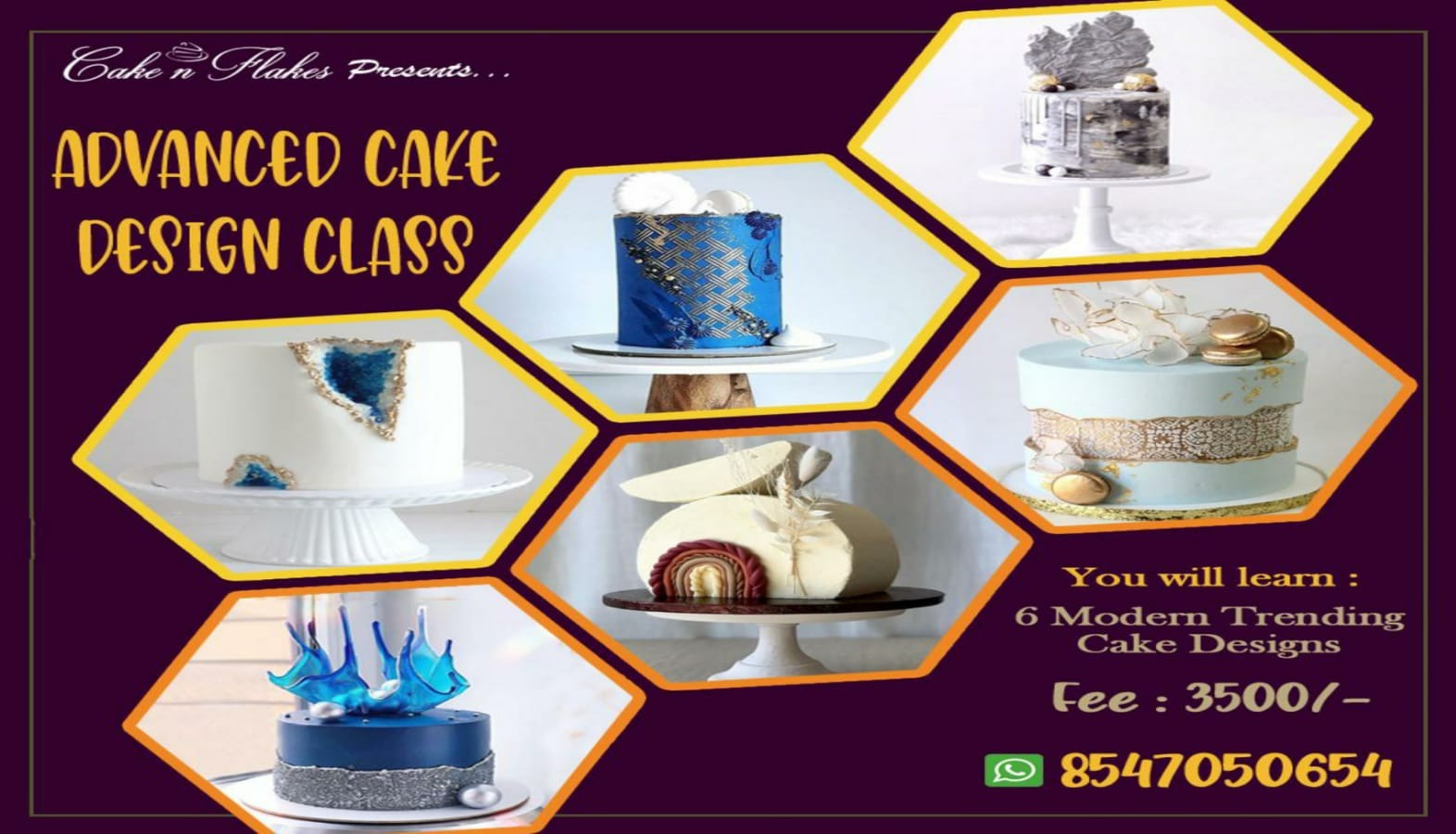Advanced Cake Design Class