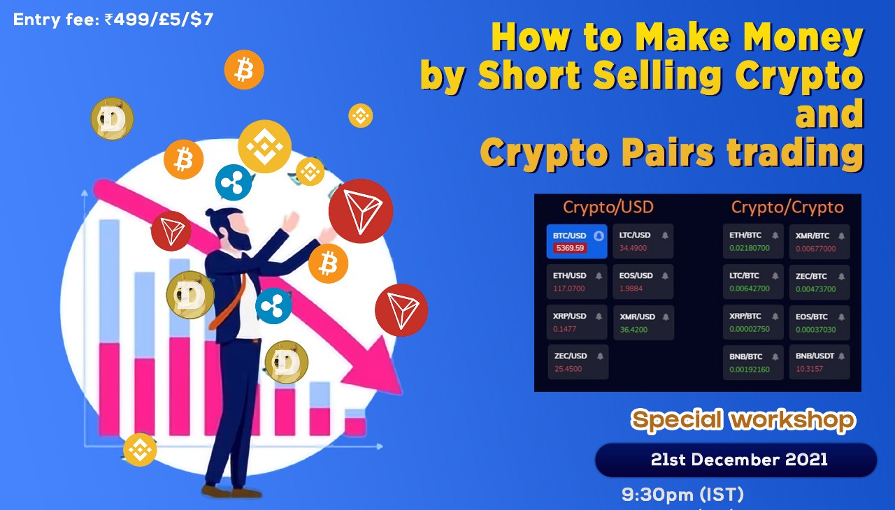How to Make Money by Short Selling Crypto and Crypto Pairs Trading