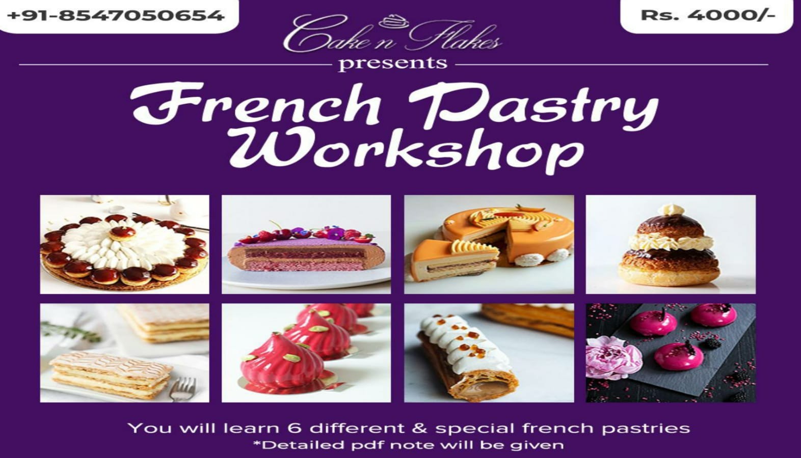 French Pastry Online Class