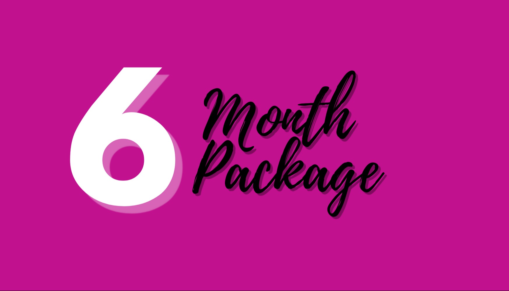6 Month Studio Package