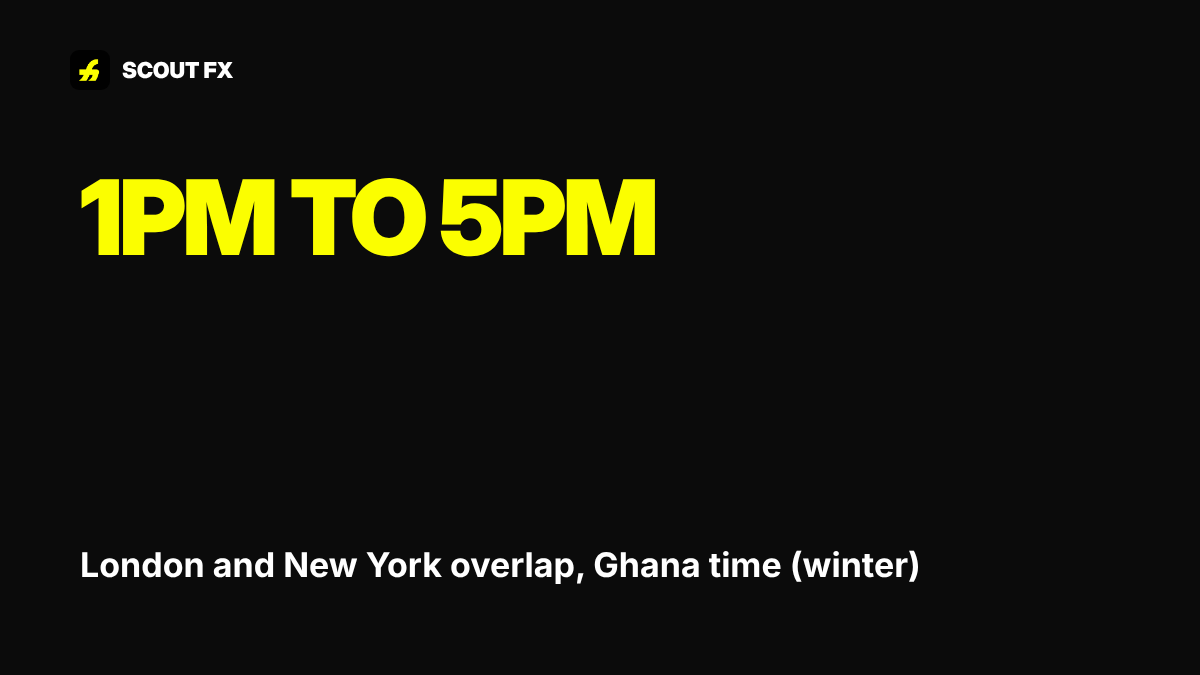 London New York session overlap in Ghana time
