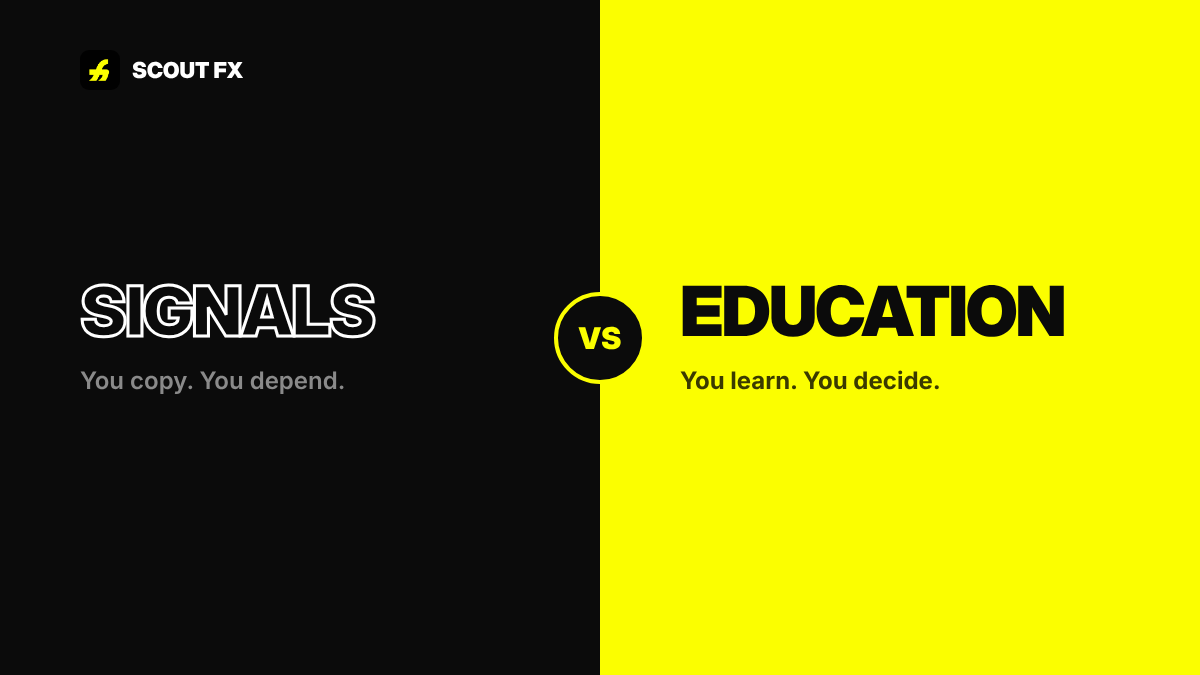 Forex signals vs education