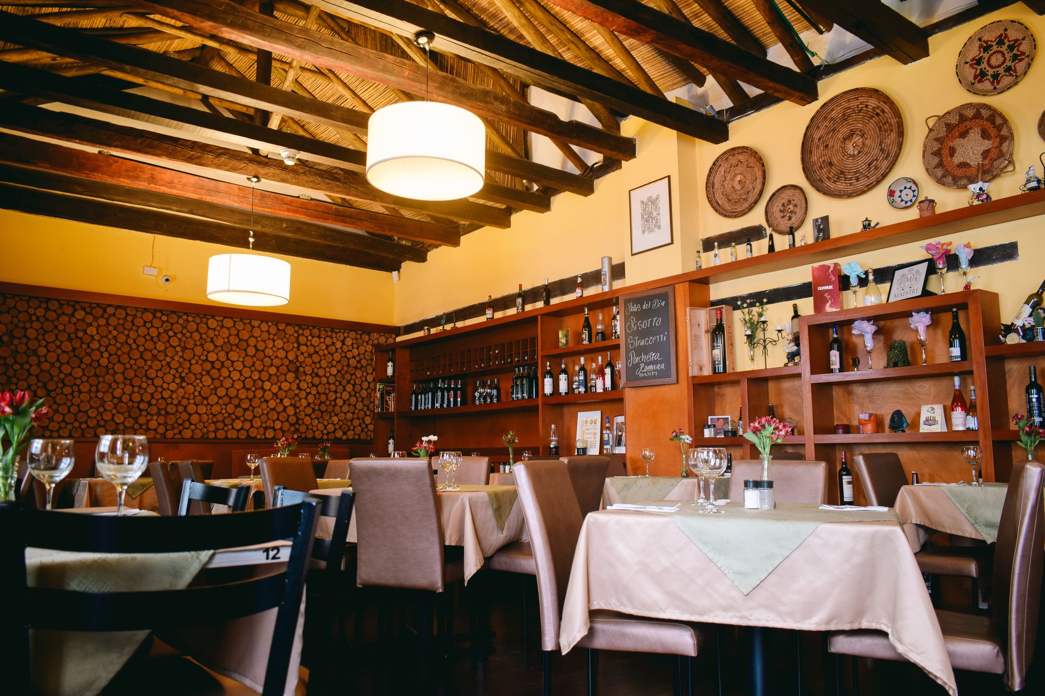 Trattoria italiana tradicional en el centro de Bogotá