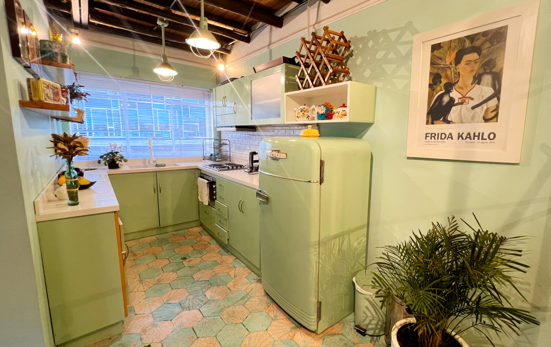 Cocina, Sala y Comedor Retro en San Felipe