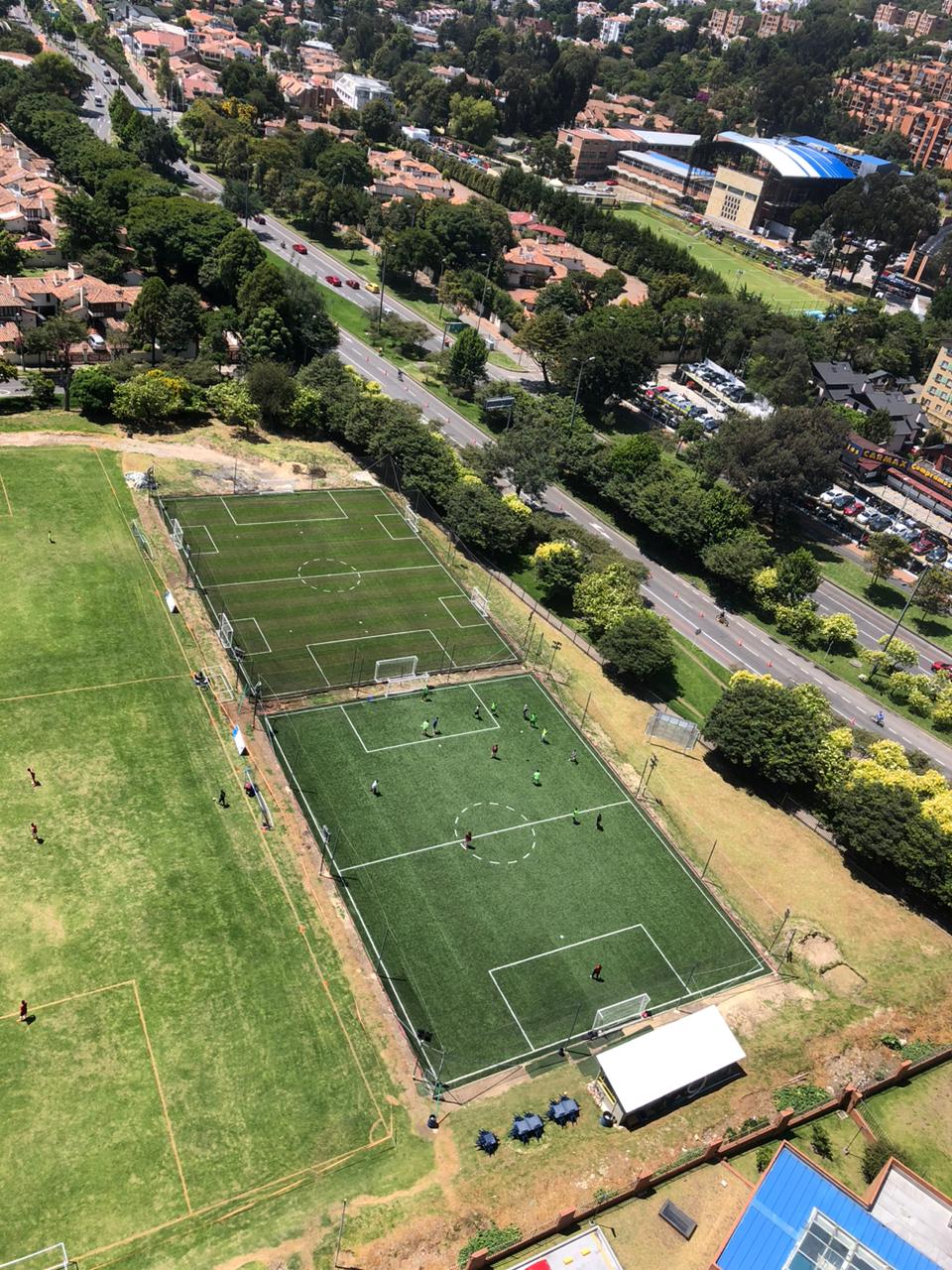 Cancha de fútbol sintética — Foto 2