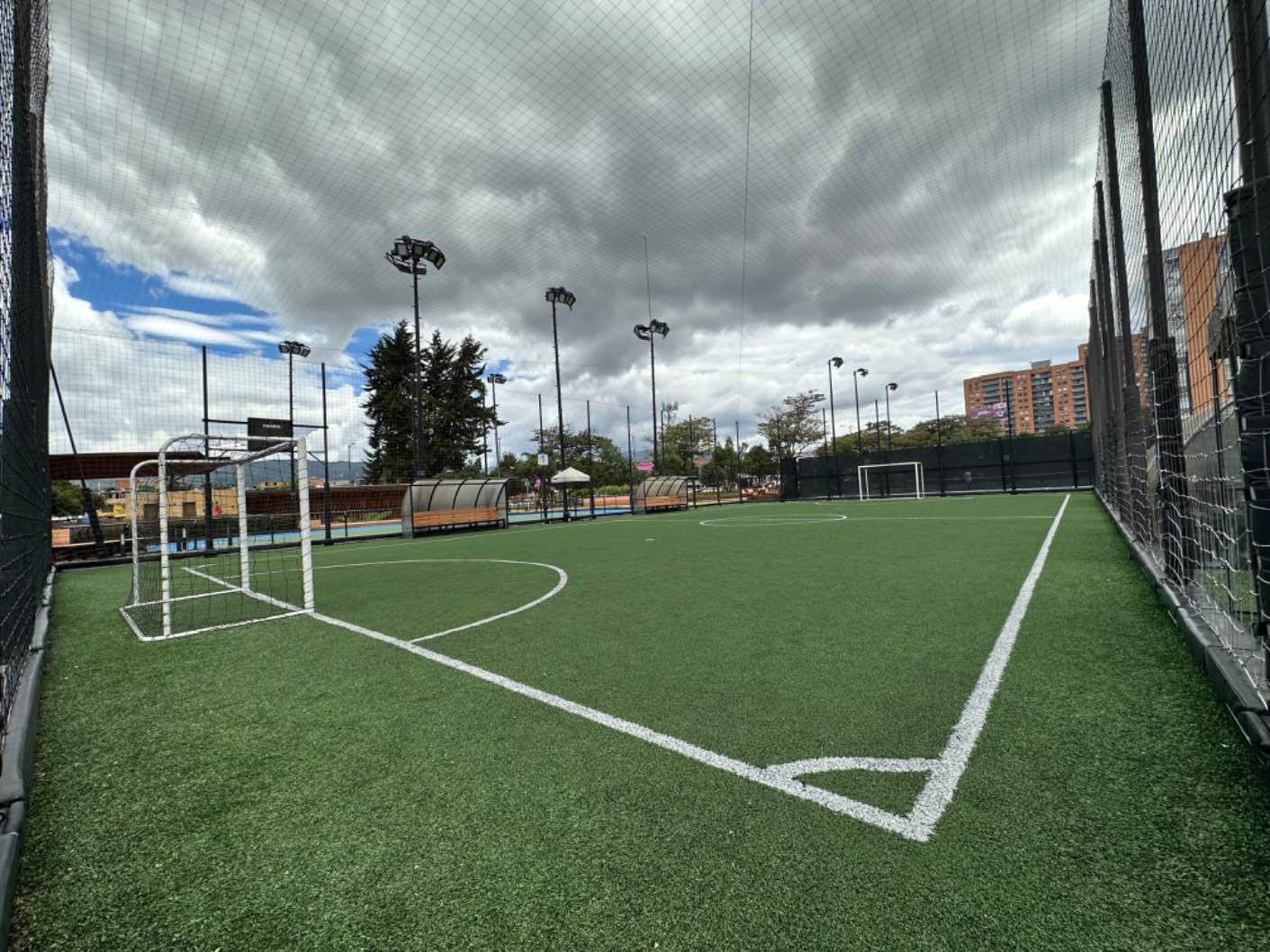 Cancha de futbol sintética — Foto 2