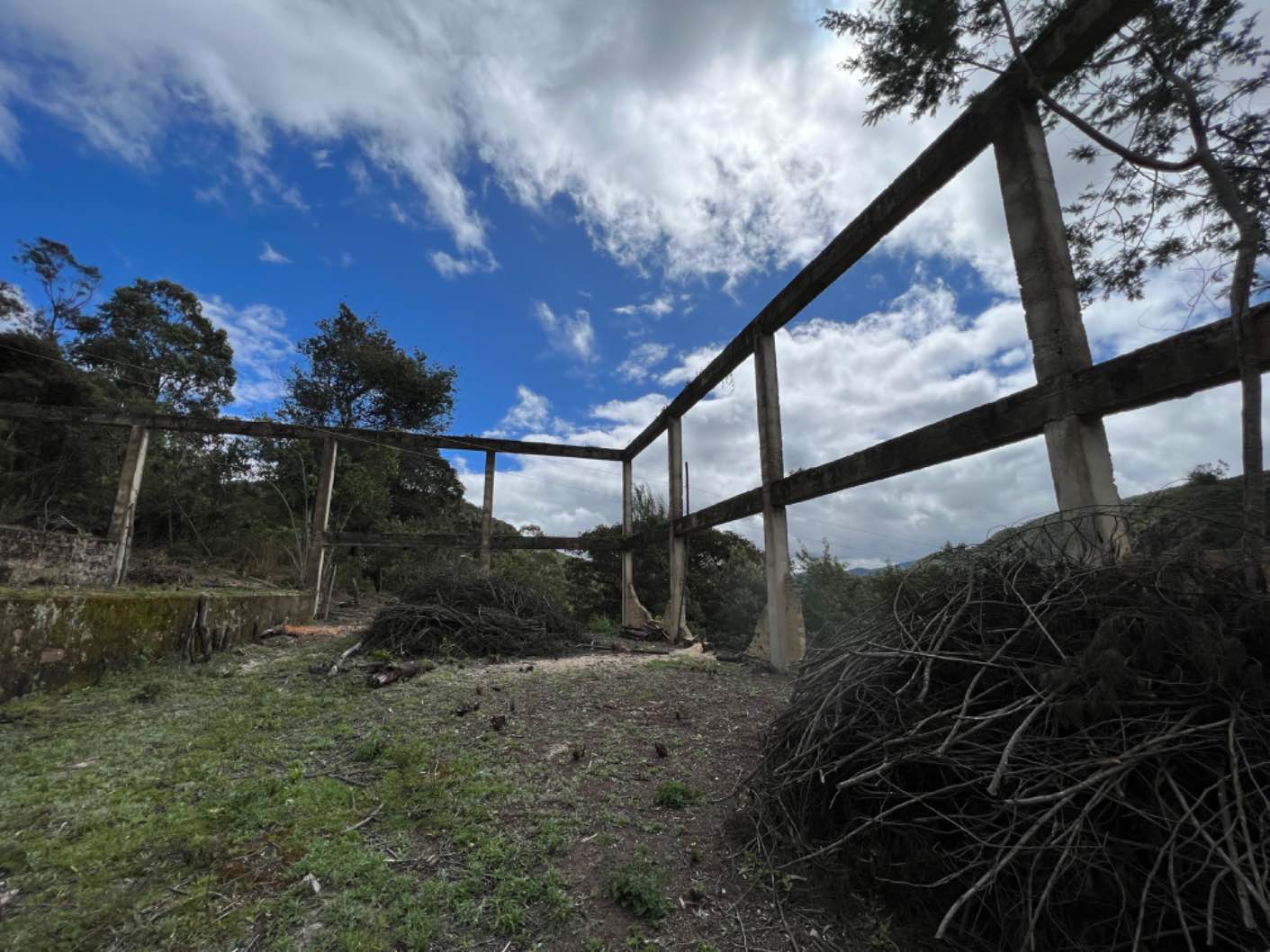Ruinas al aire libre en Bogotá — Foto 3
