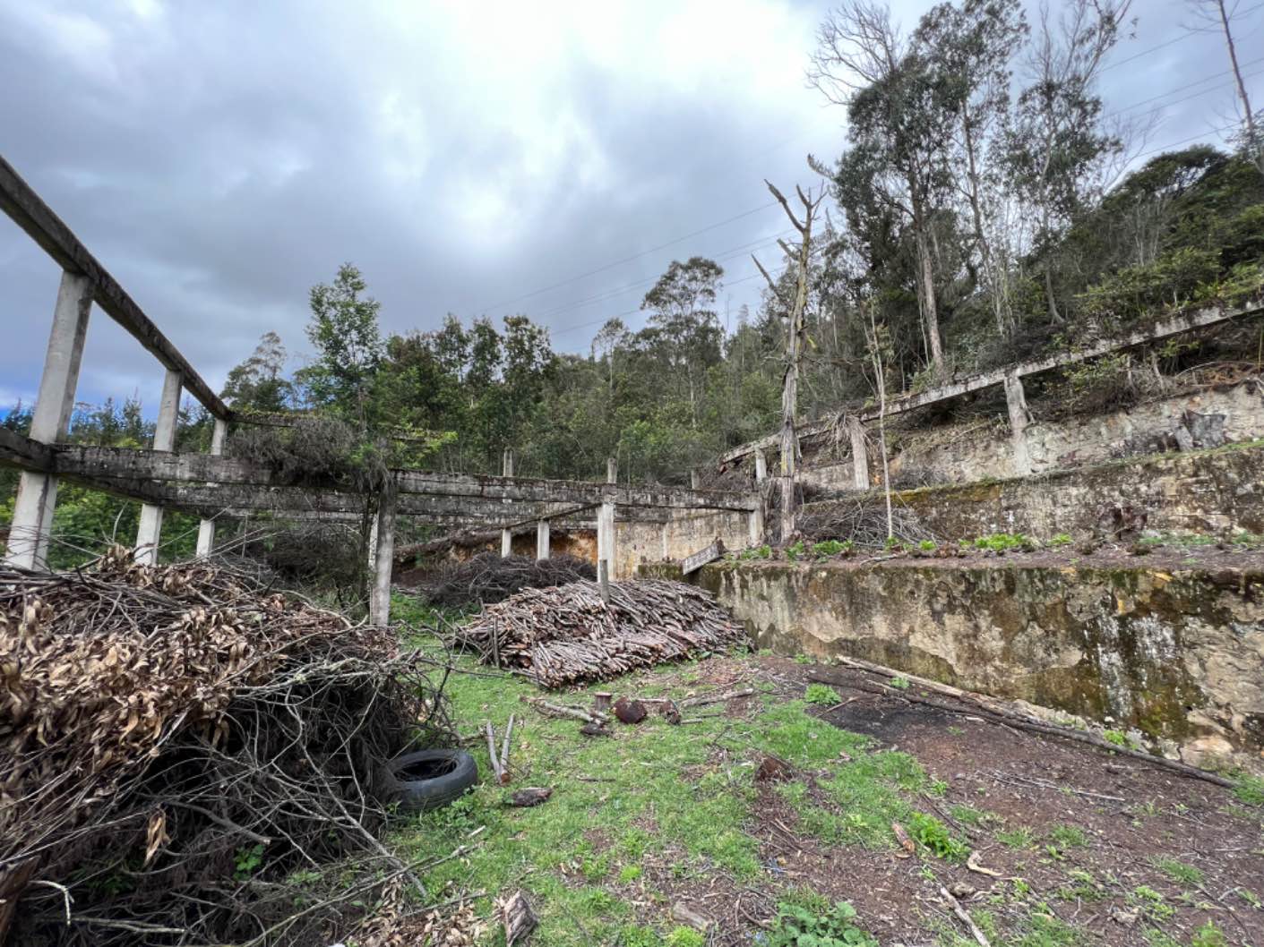 Ruinas al aire libre en Bogotá — Foto 2