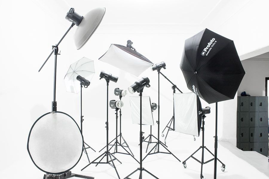 Cómodo estudio de fotografía 