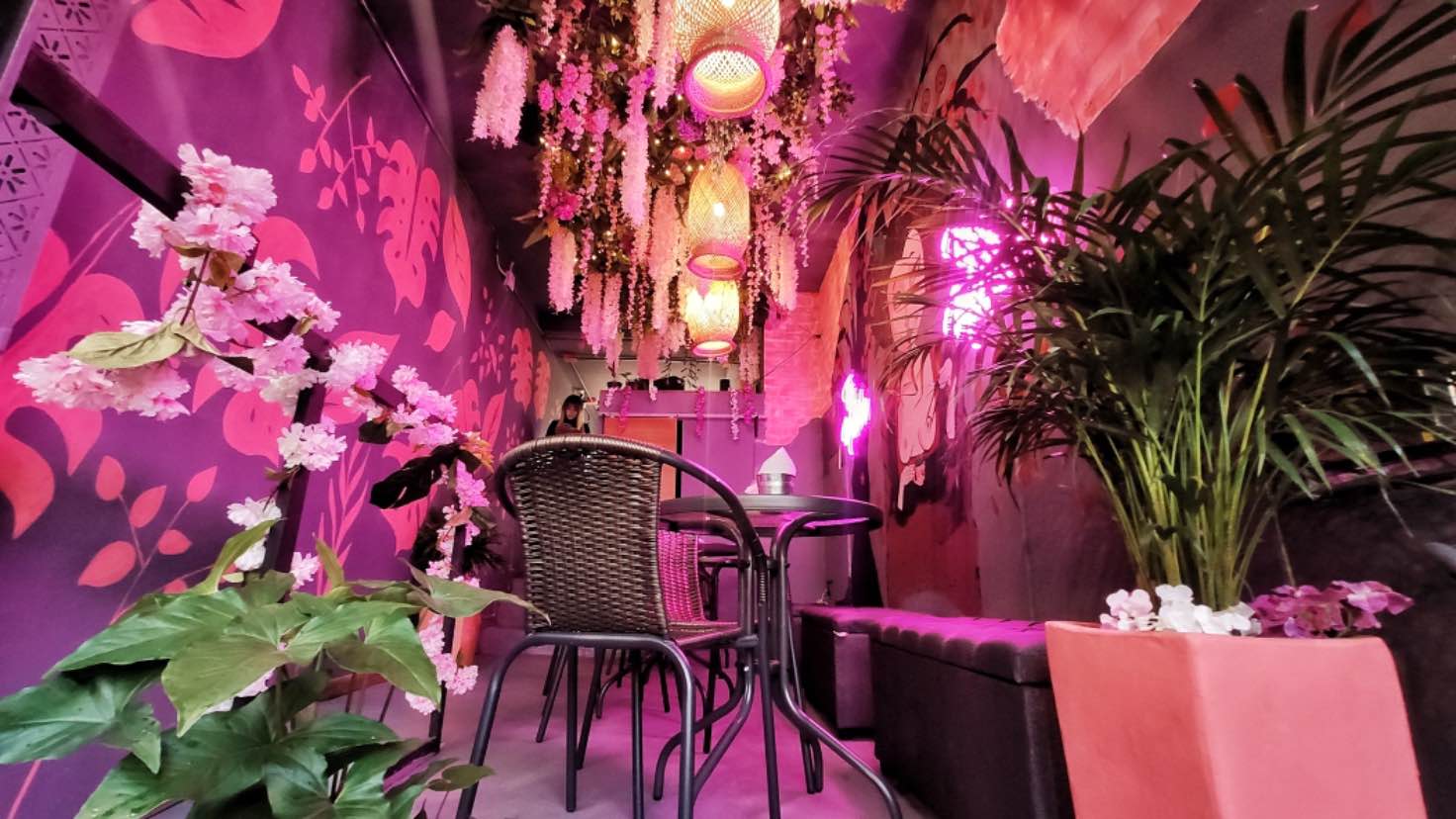 Hermoso restaurante de tés con estilo oriental 