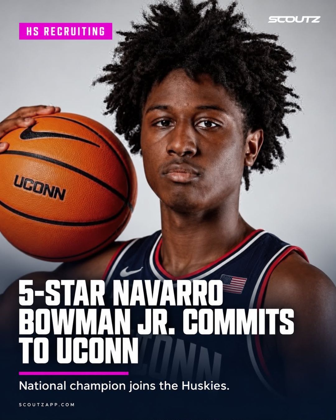 5-STAR GUARD NAVARRO BOWMAN JR. COMMITS TO UCONN