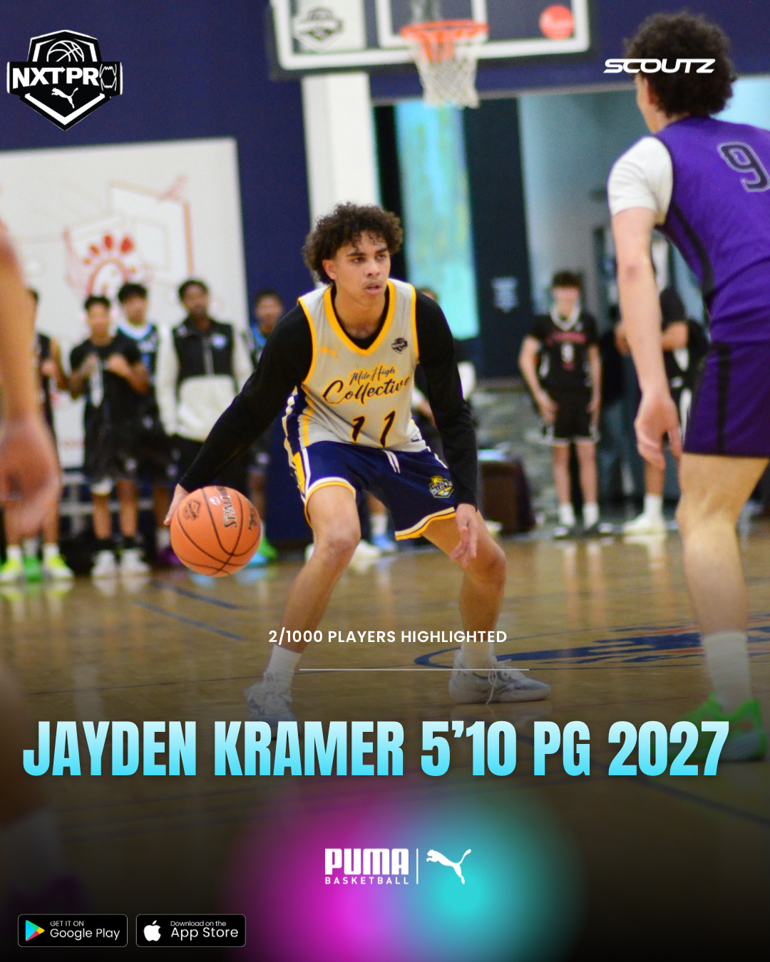 2027 Point Guard Turns Heads at NXT Pro Ft. Collins with Shifty Play and Paint Finishing