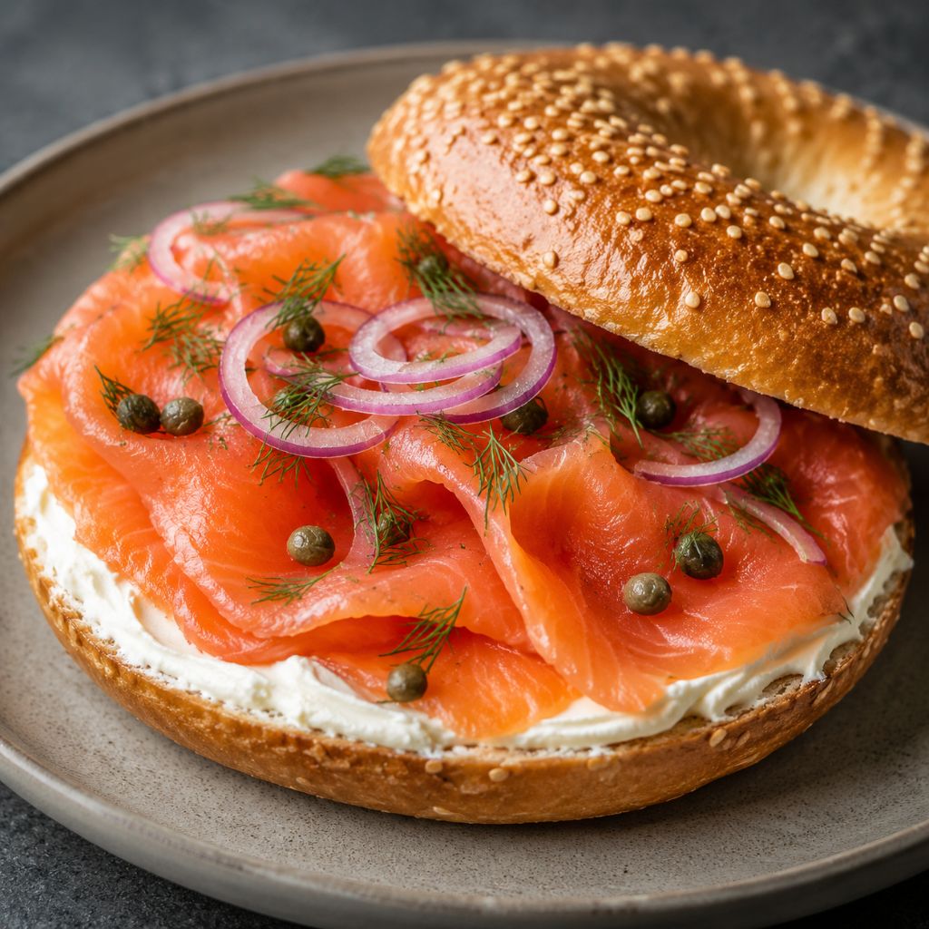 Bagel with Lox