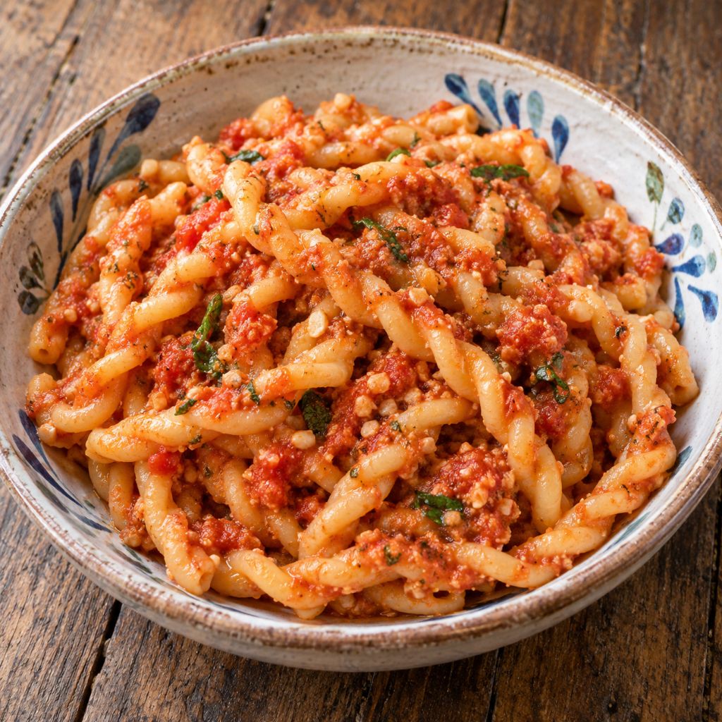Busiate al Pesto Trapanese