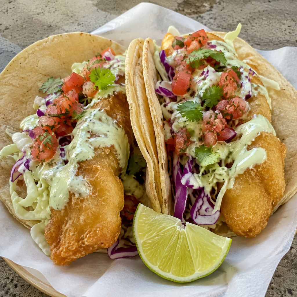 Fish Tacos alla Baja