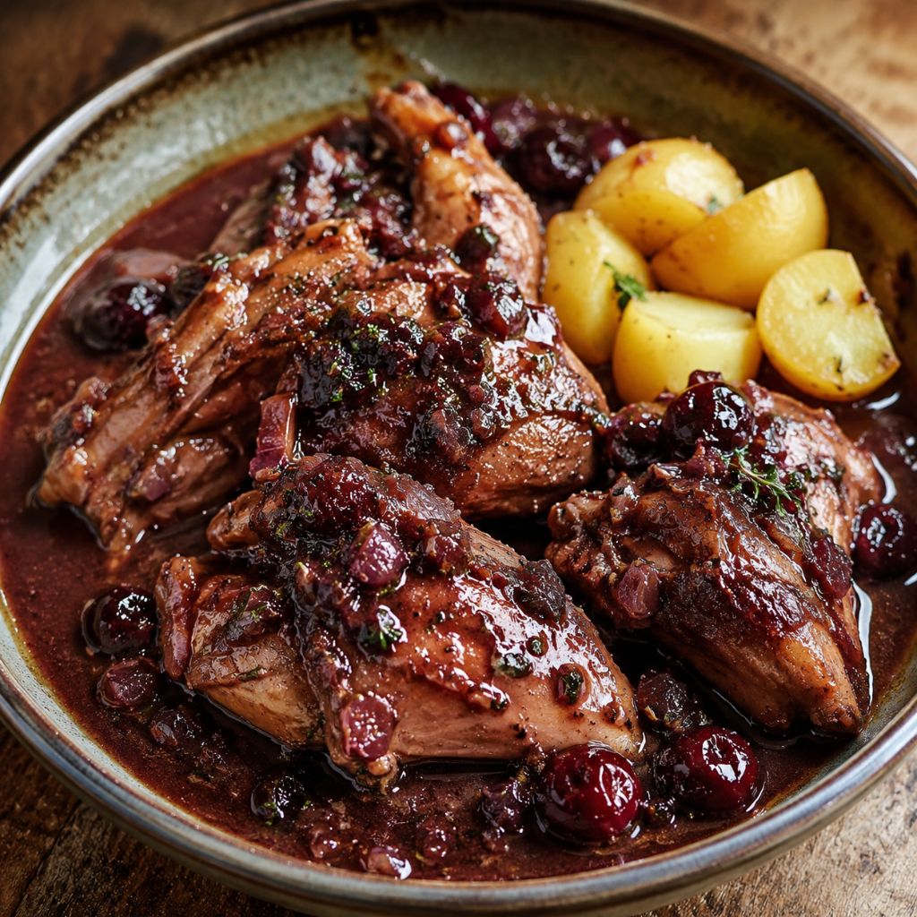 Lapin à la Kriek