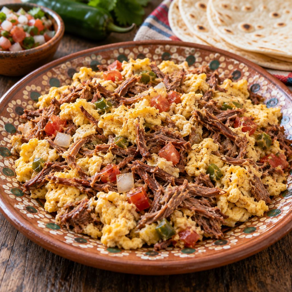 Machaca con Huevo