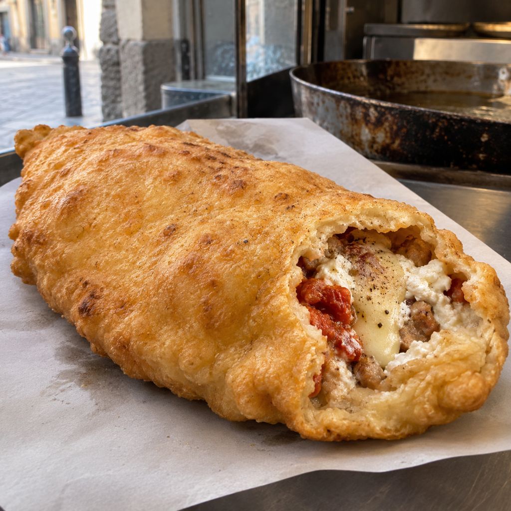 Pizza Fritta Napoletana