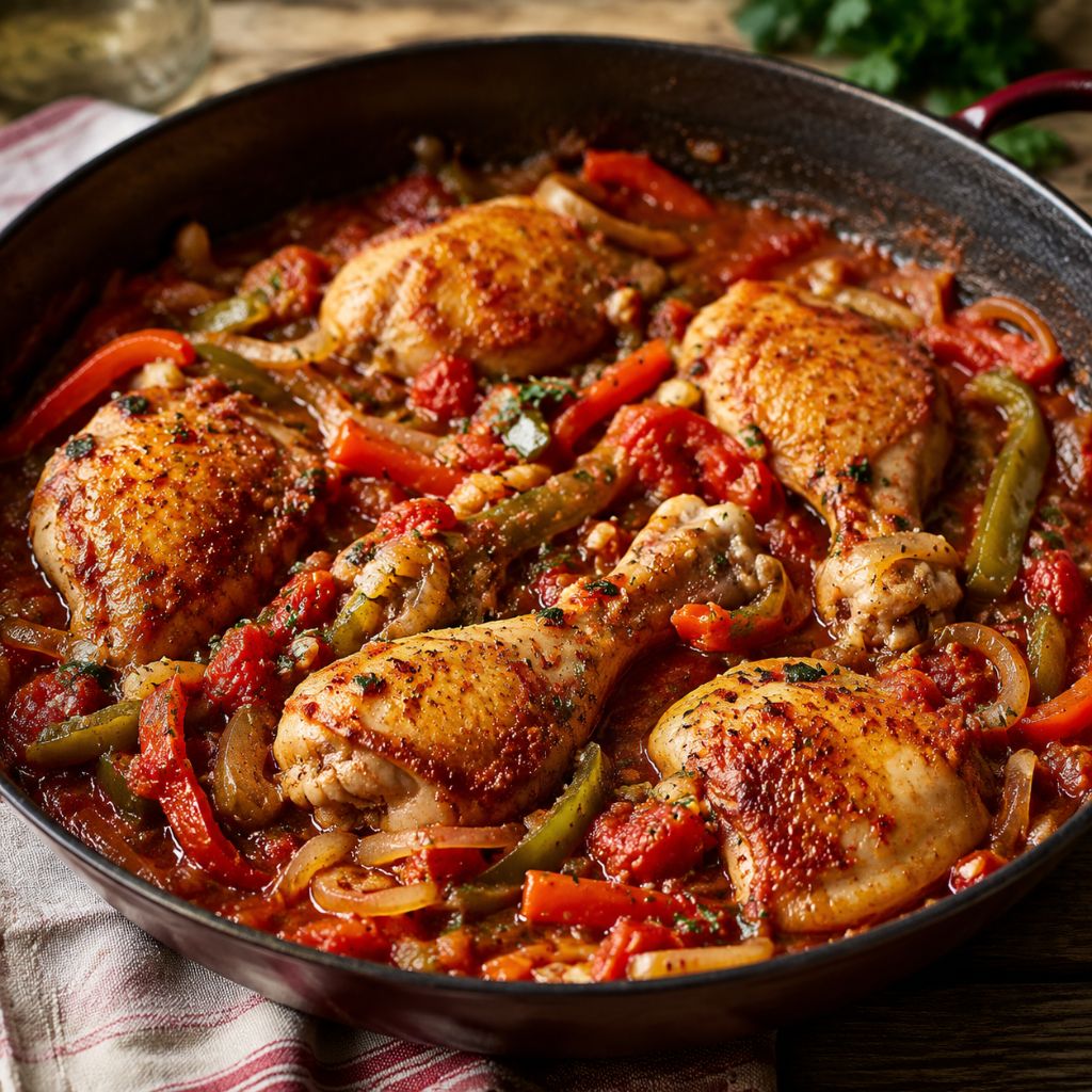 Poulet Basquaise