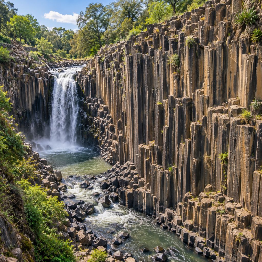 Basaltic Prisms of Santa María Regla