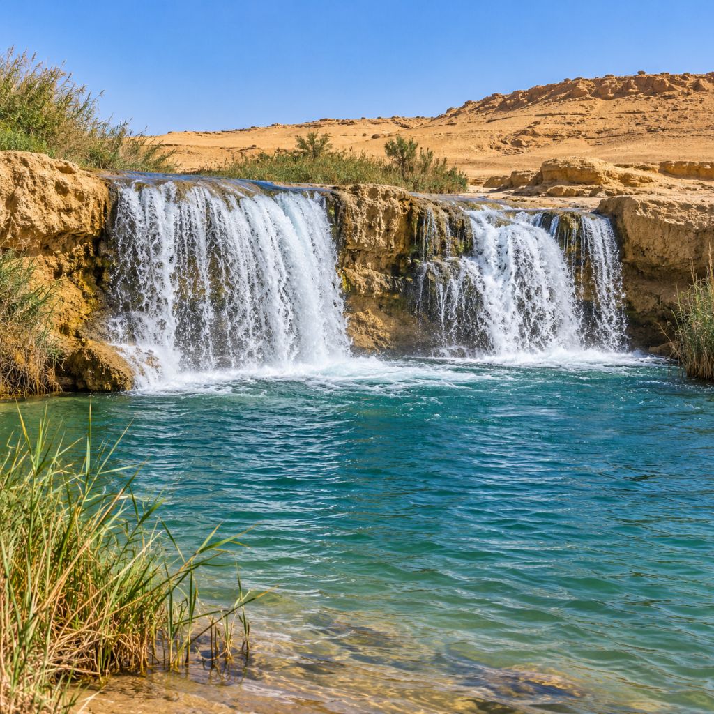 Wadi El Rayan Waterfalls