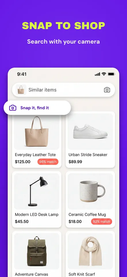 Haul — Visual search