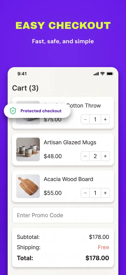 Haul — Checkout
