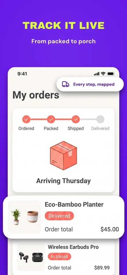 Haul — Tracking