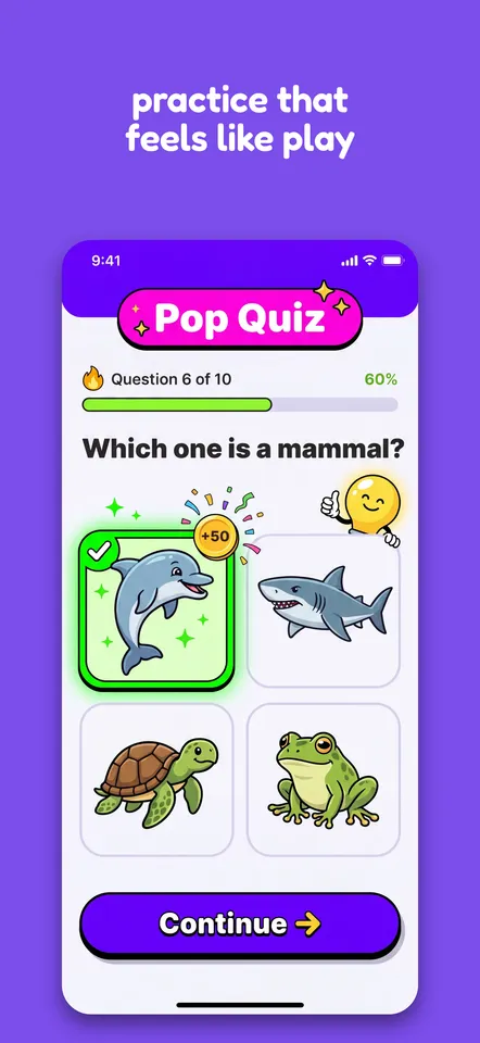 Pop Quiz — Feature 2