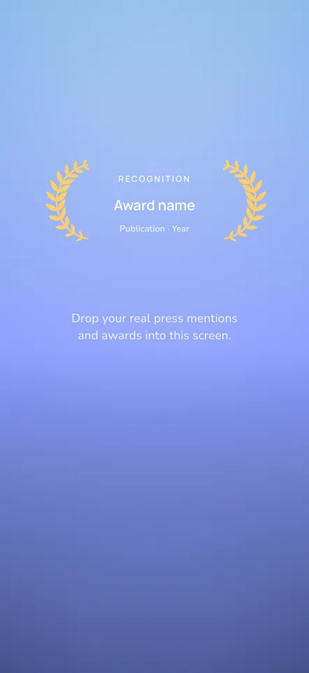 Quiet Mind — Awards & Press