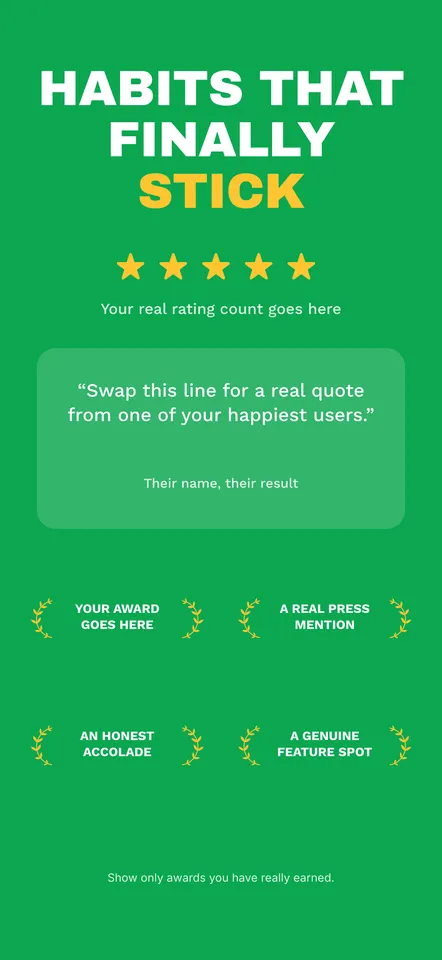 Streak — Hero (social proof)