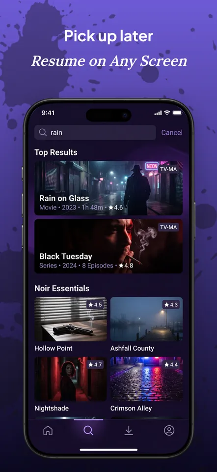 Stream Noir — Feature 4