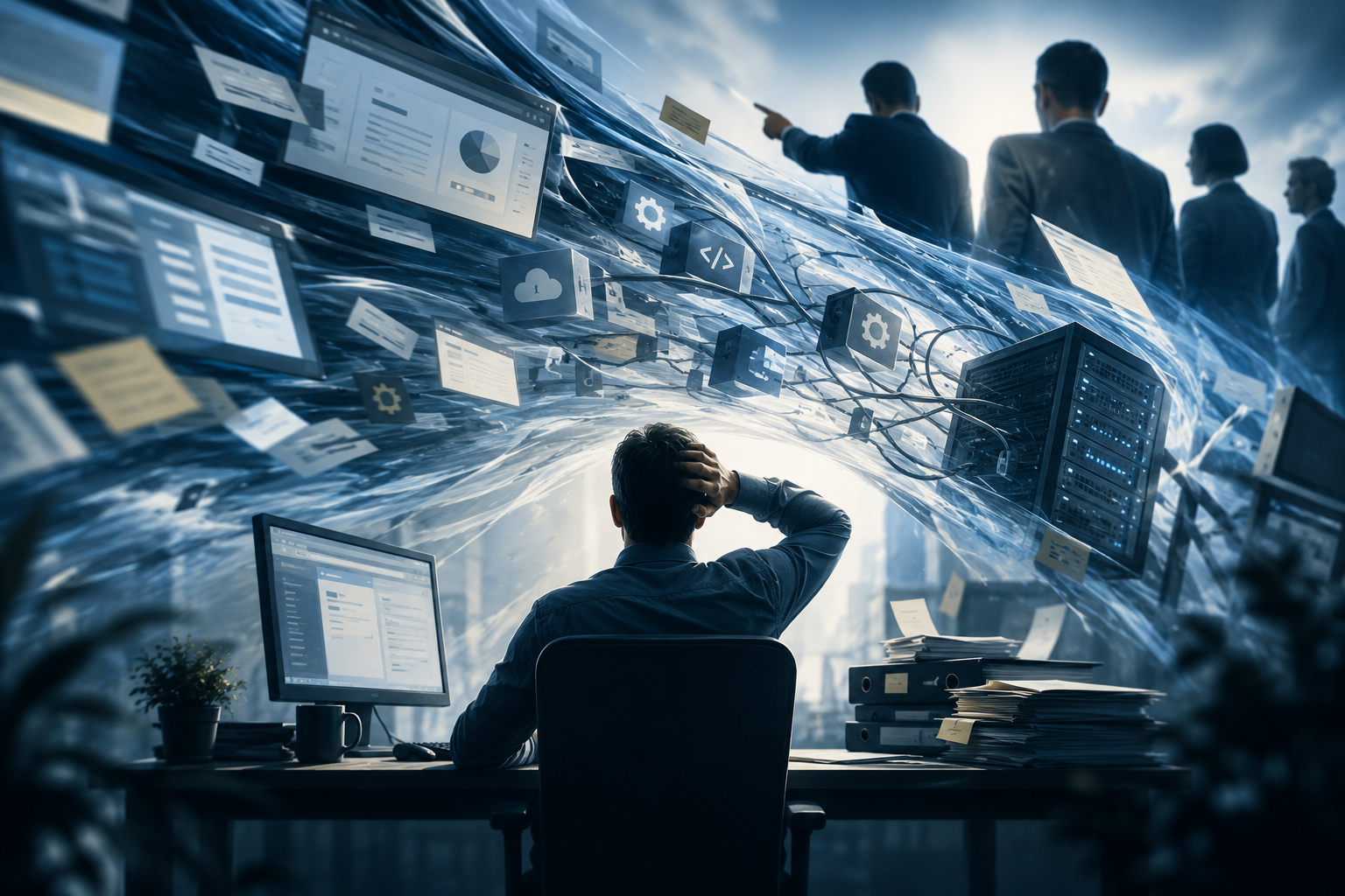 The hidden cost of a decision nobody made — how businesses end up with technology that just happened to them